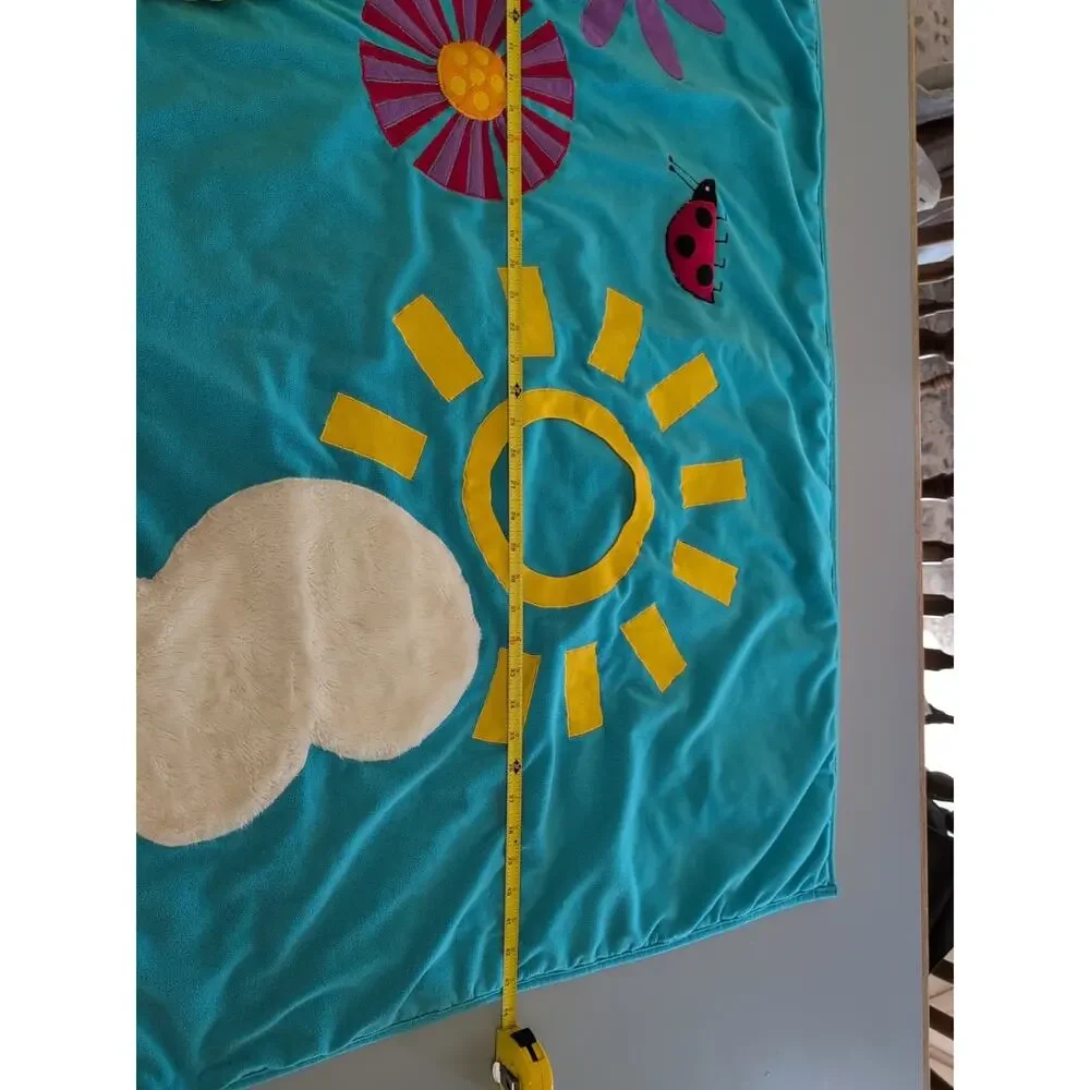 Ikea LEKA‎ Animal Plush 43.5 In X 45.5 Play Mat Tummy Blanket Activity Mat